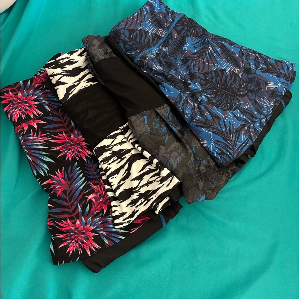 Anivivo bundle 4 (set 4) Black and Blue different color Activewear